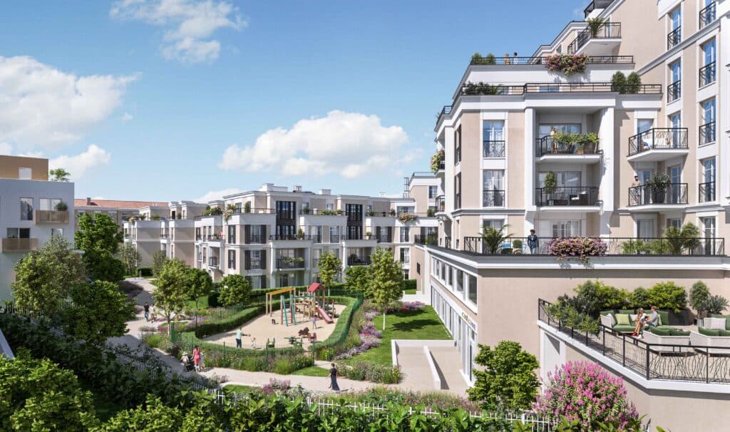 Bezons — À proximité immédiate de l’arrêt Pont de Bezons du Tram 2, cette nouvelle résidence se distingue par... — Miniature 2