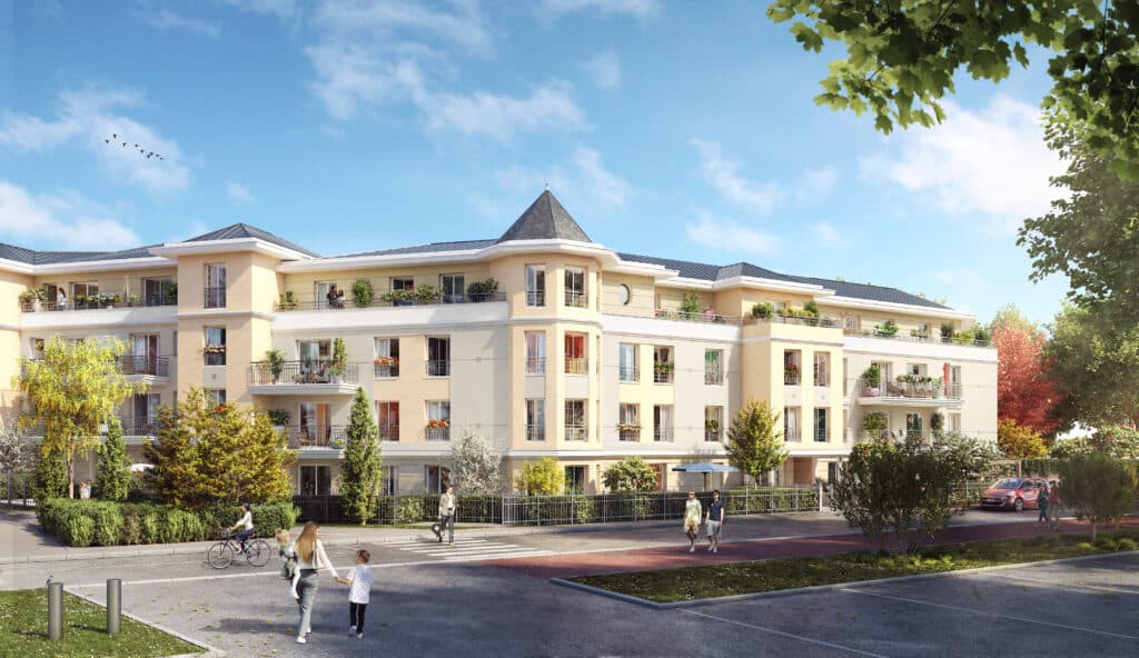 Noiseau — Située à proximité du centre-ville de Noiseau, cette résidence se distingue par son architecture néo...