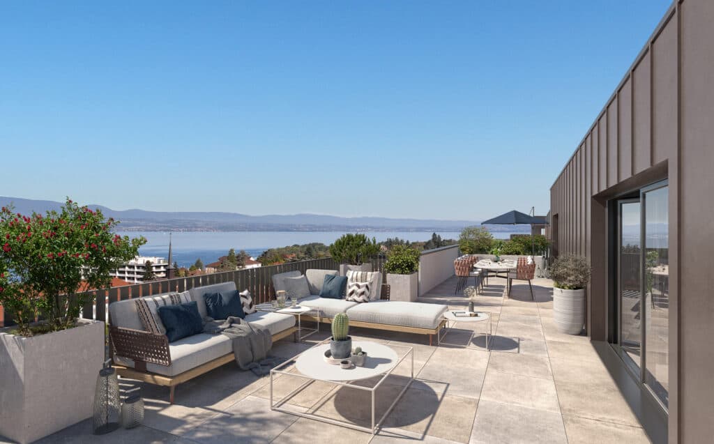 Thonon-les-Bains — Située à quelques pas du parc du Belvédère, cette nouvelle résidence bénéficie d’un emplacement priv... — Photo 1