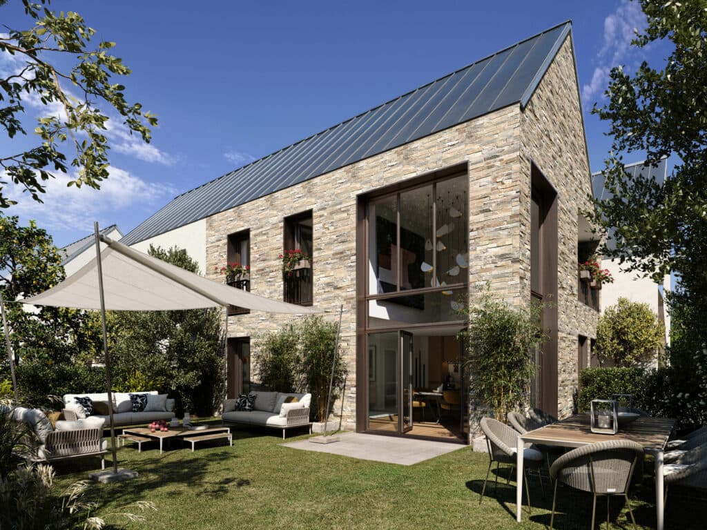 Acheres — Au cœur du centre-ville d’Achères, cette résidence à l’architecture contemporaine propose un ensembl... — Miniature 2