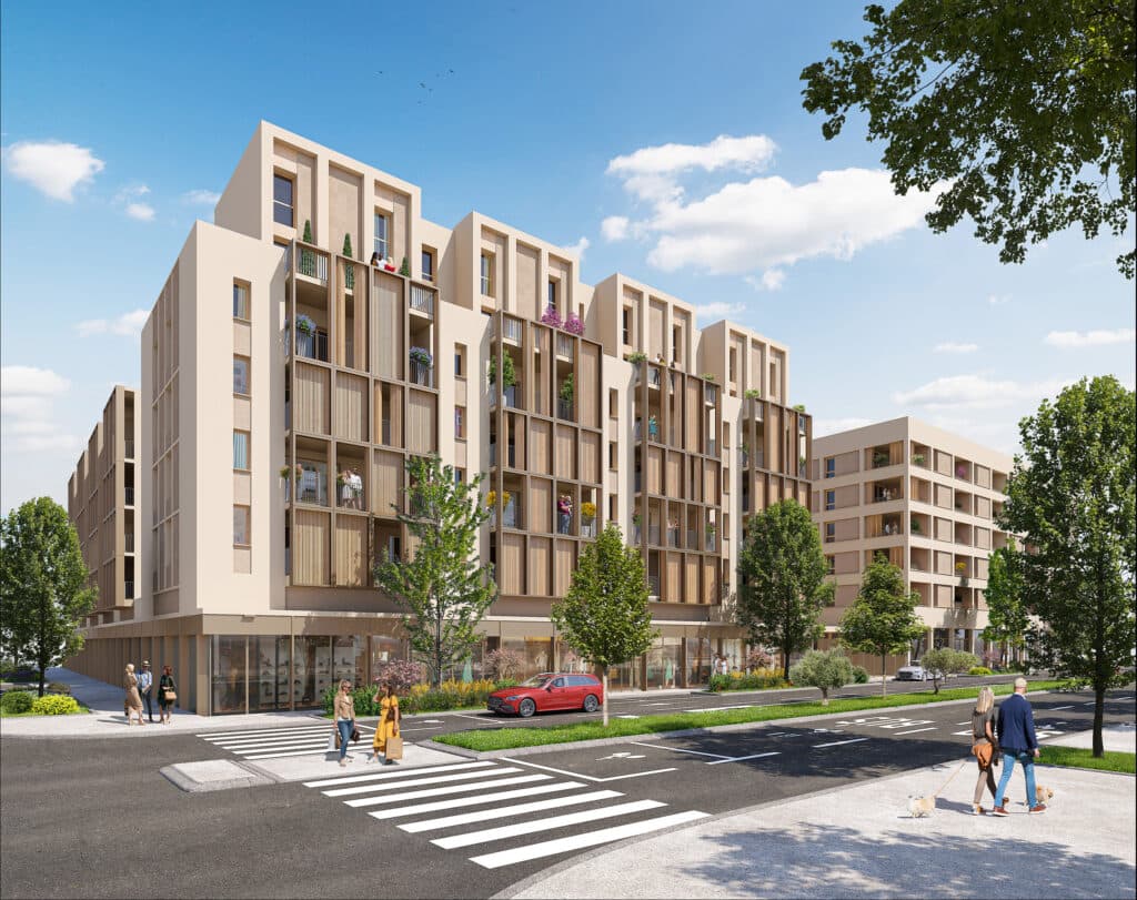 Vaulx-en-Velin — Au cœur d’un quartier en pleine transformation à Vaulx-en-Velin, ce projet résidentiel propose un ca... — Miniature 2