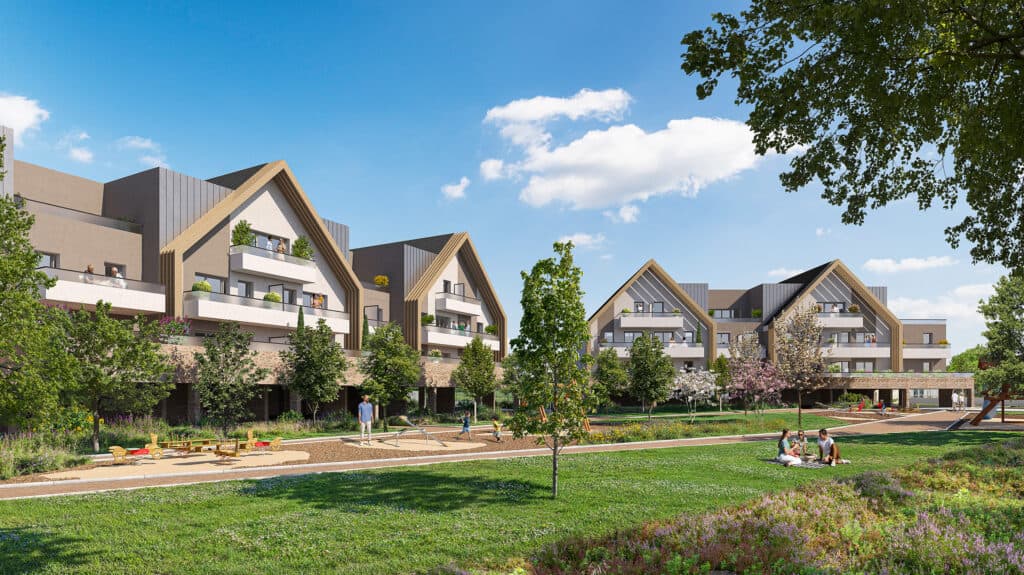 Plaisir — Situé à Plaisir, ce projet résidentiel s’intègre dans un cadre verdoyant, à proximité immédiate de l... — Miniature 2