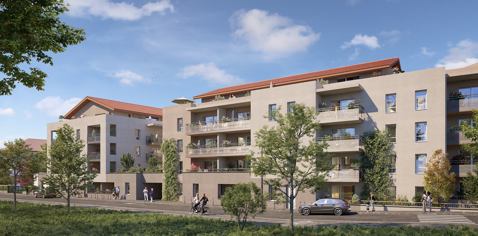 Bonneville — La résidence se compose de deux bâtiments élégants de trois et quatre étages, conçus pour offrir un ... — Photo 1