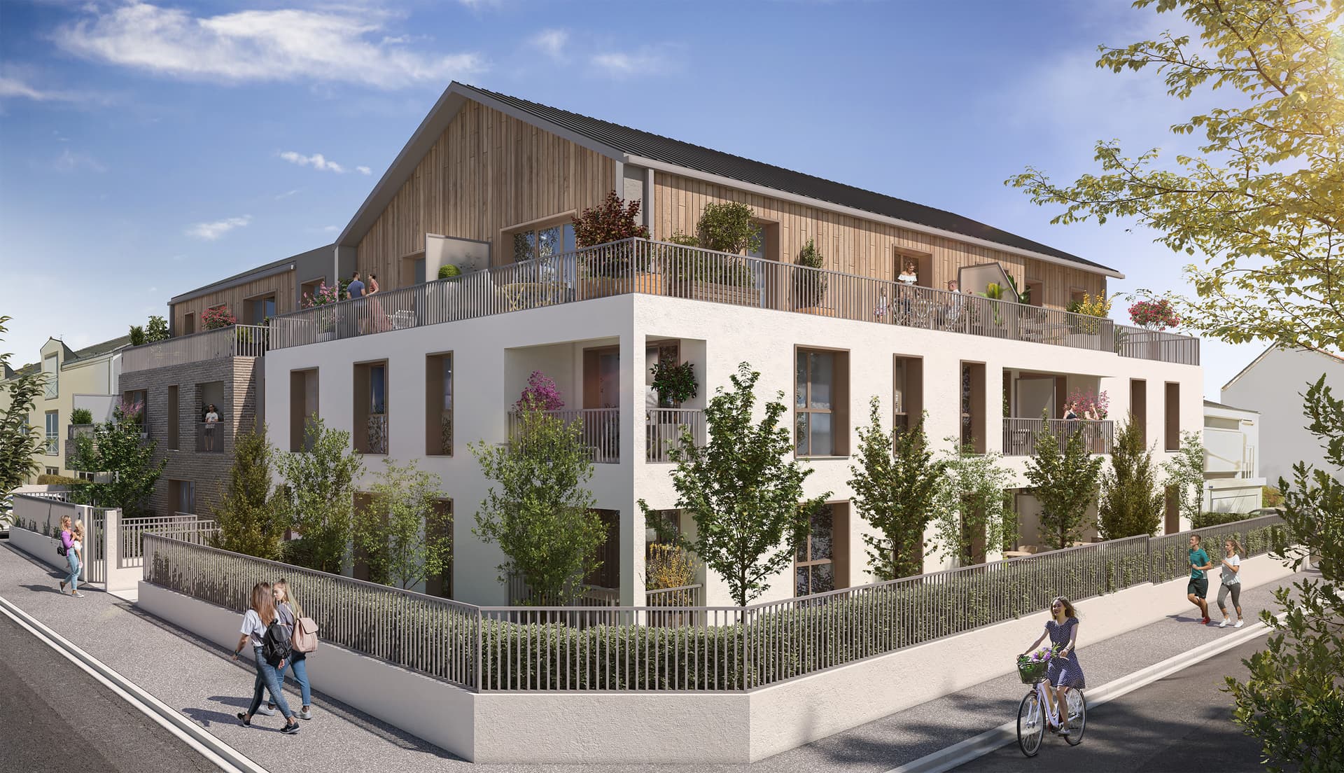 Angers — Située à proximité immédiate des commerces, des écoles et des transports en commun, cette résidence ... — Photo 1