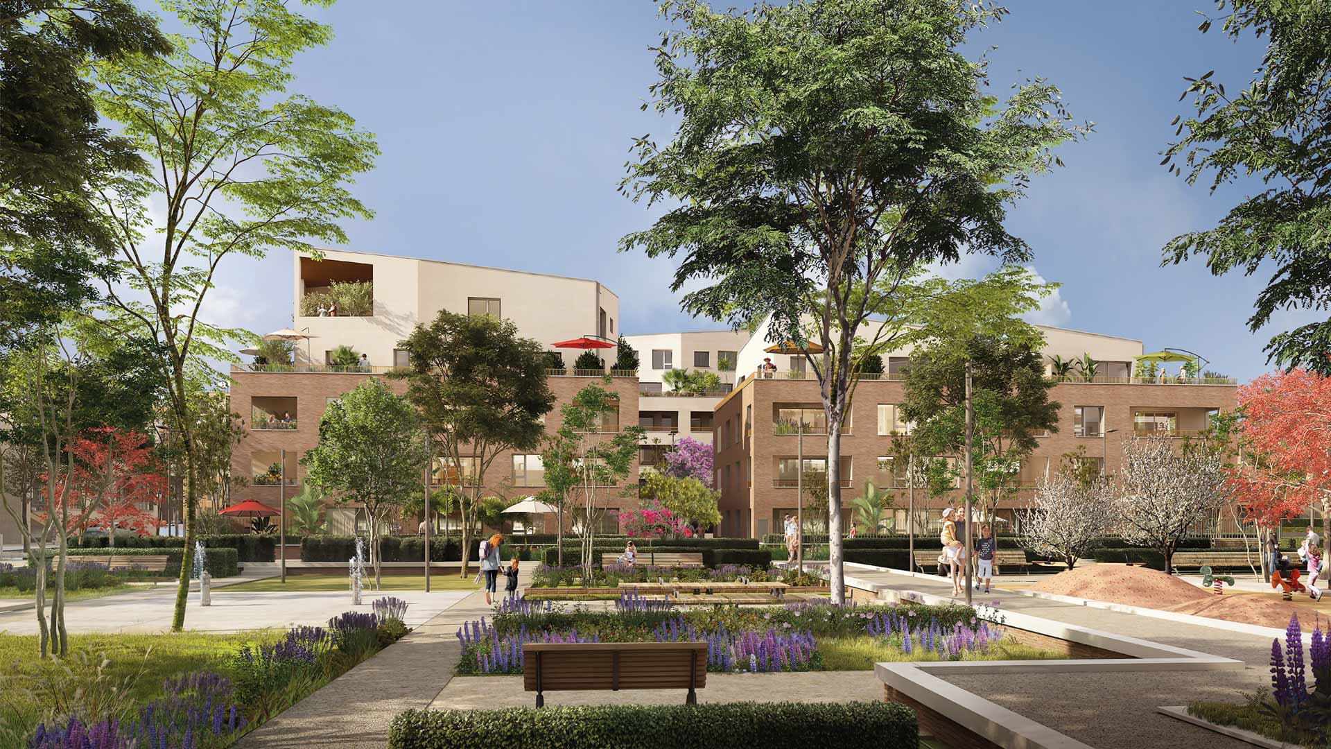 Toulouse — Situé au cœur de Toulouse, au sein de l’écoquartier Guillaumet, ce projet résidentiel bénéficie d’un... — Photo 1