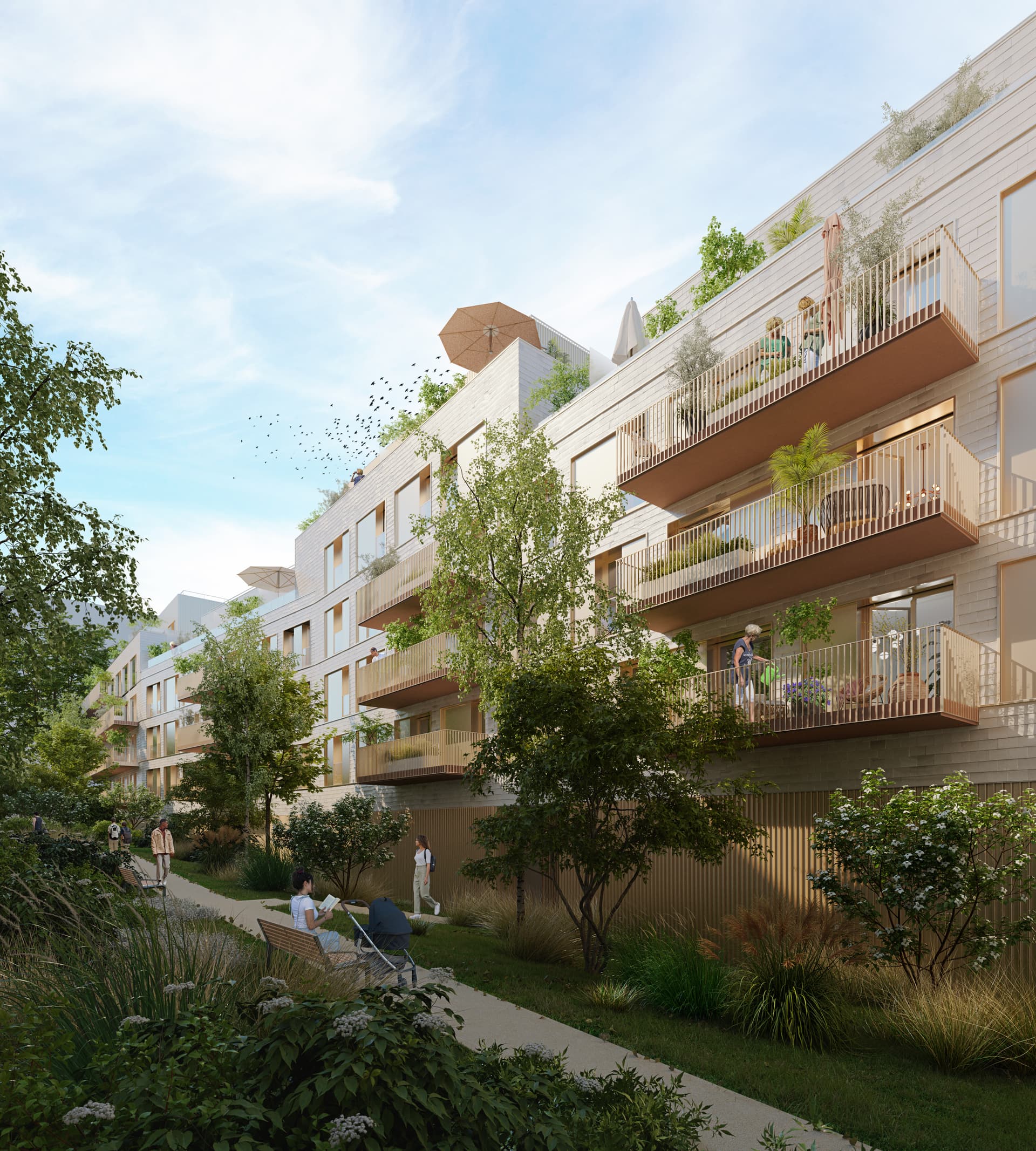 Pantin — Située au bord du Canal de l’Ourcq, cette nouvelle réalisation bénéficie d’un emplacement privilégié... — Photo 1