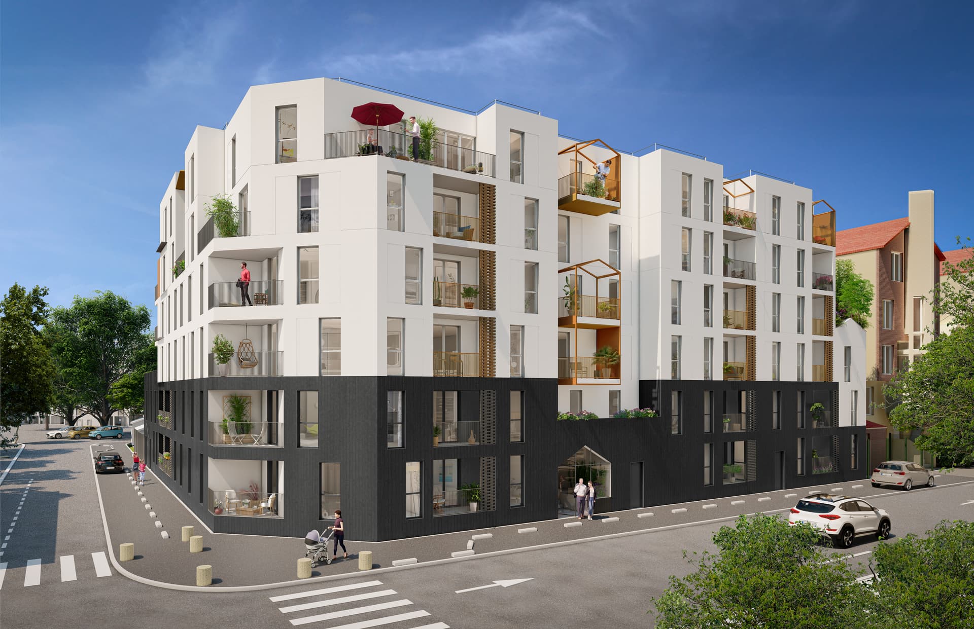 Evry — Située à une trentaine de kilomètres au sud de Paris, cette nouvelle résidence propose des apparteme... — Photo 1