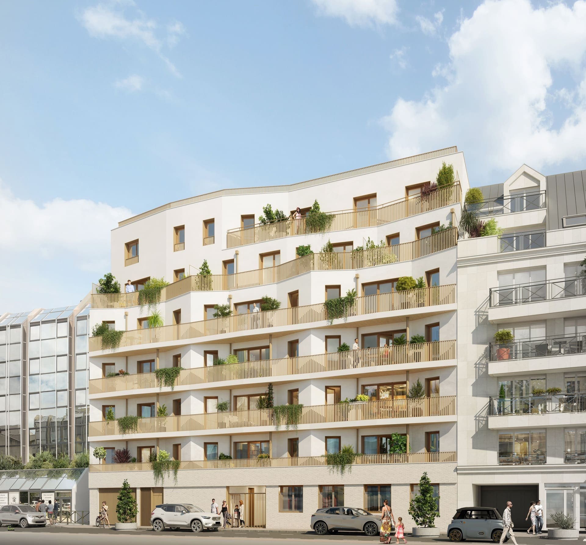 Boulogne Billancourt — Située dans un quartier recherché de l’ouest parisien, à Boulogne-Billancourt, cette nouvelle réalis...