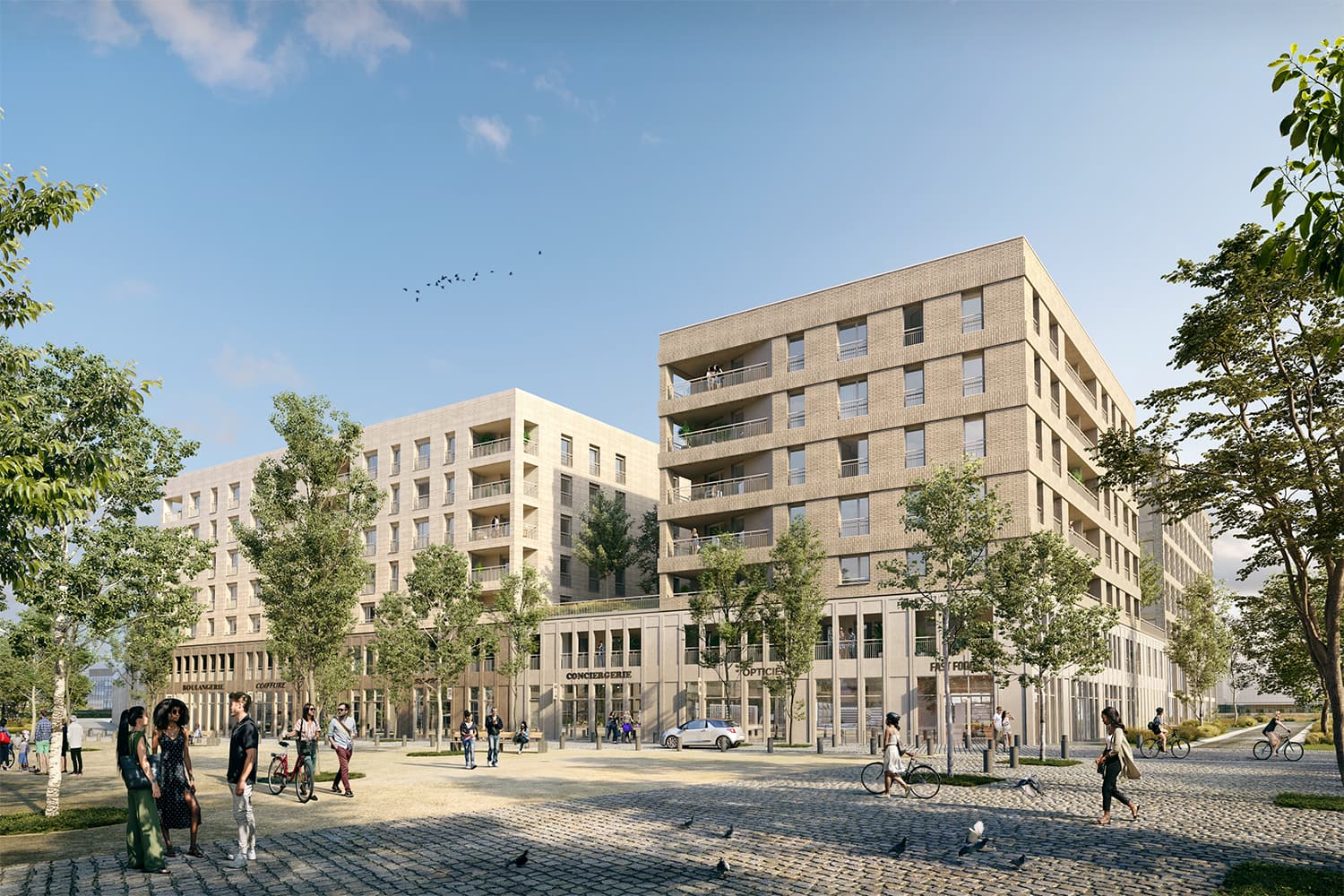 Palaiseau — Située au cœur du plateau de Paris Saclay, cette nouvelle réalisation s’intègre dans un environnemen... — Miniature 4