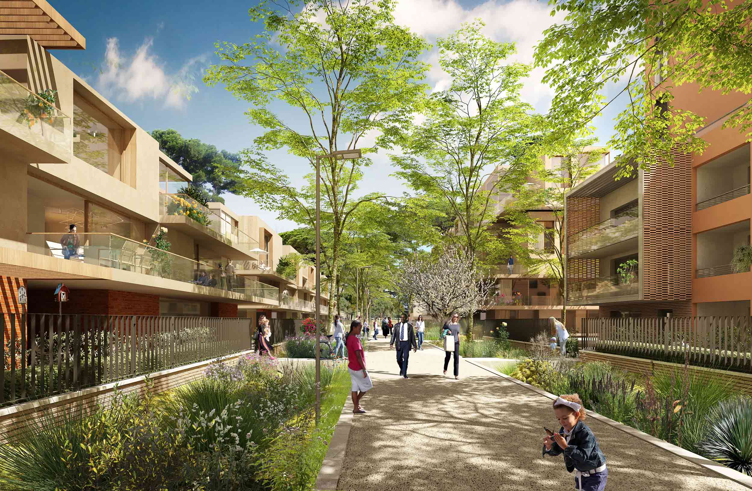 Toulouse — Située au sein d’un quartier en plein renouveau, cette réalisation s’intègre dans l’écoquartier Guil... — Miniature 3