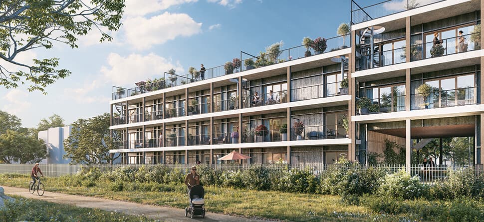 Neuilly-sur-Marne — Située en bordure directe d’un vaste parc de 33 hectares, cette résidence à l’architecture contempor... — Photo 1