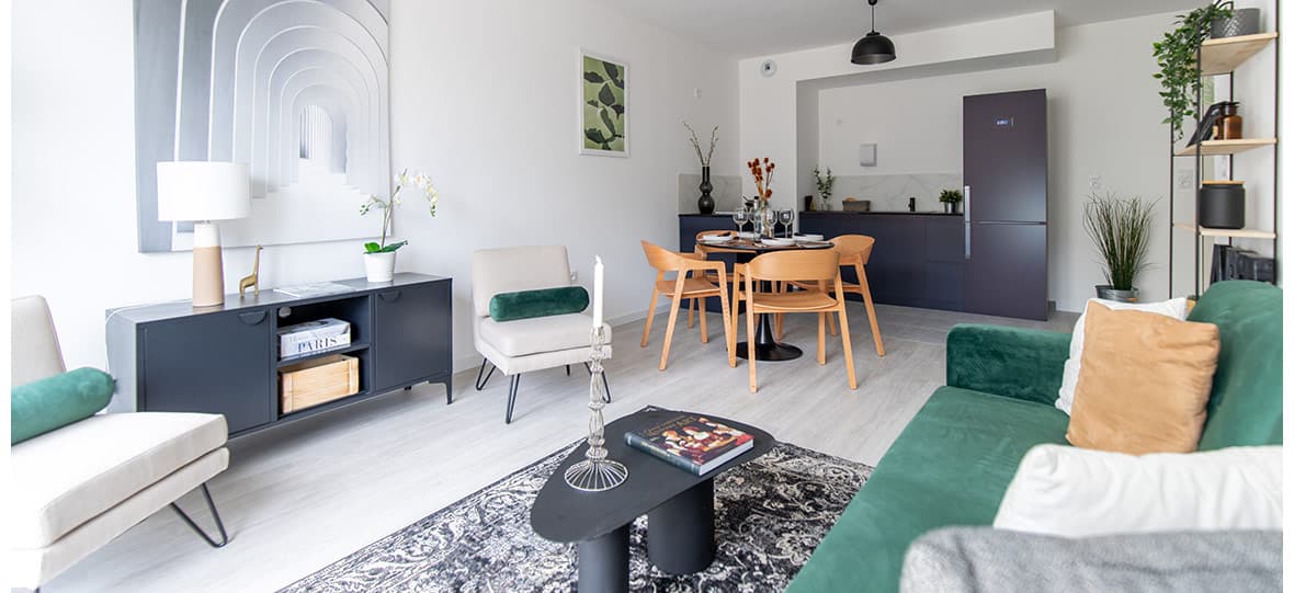 Bouchemaine — Les travaux de cette résidence à taille humaine avancent actuellement. Composée de seulement 30 appa... — Miniature 2