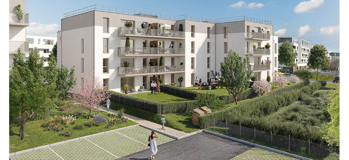 Cebazat — Ce programme immobilier neuf propose une sélection d’appartements modernes, du trois au quatre pièce... — Miniature 2