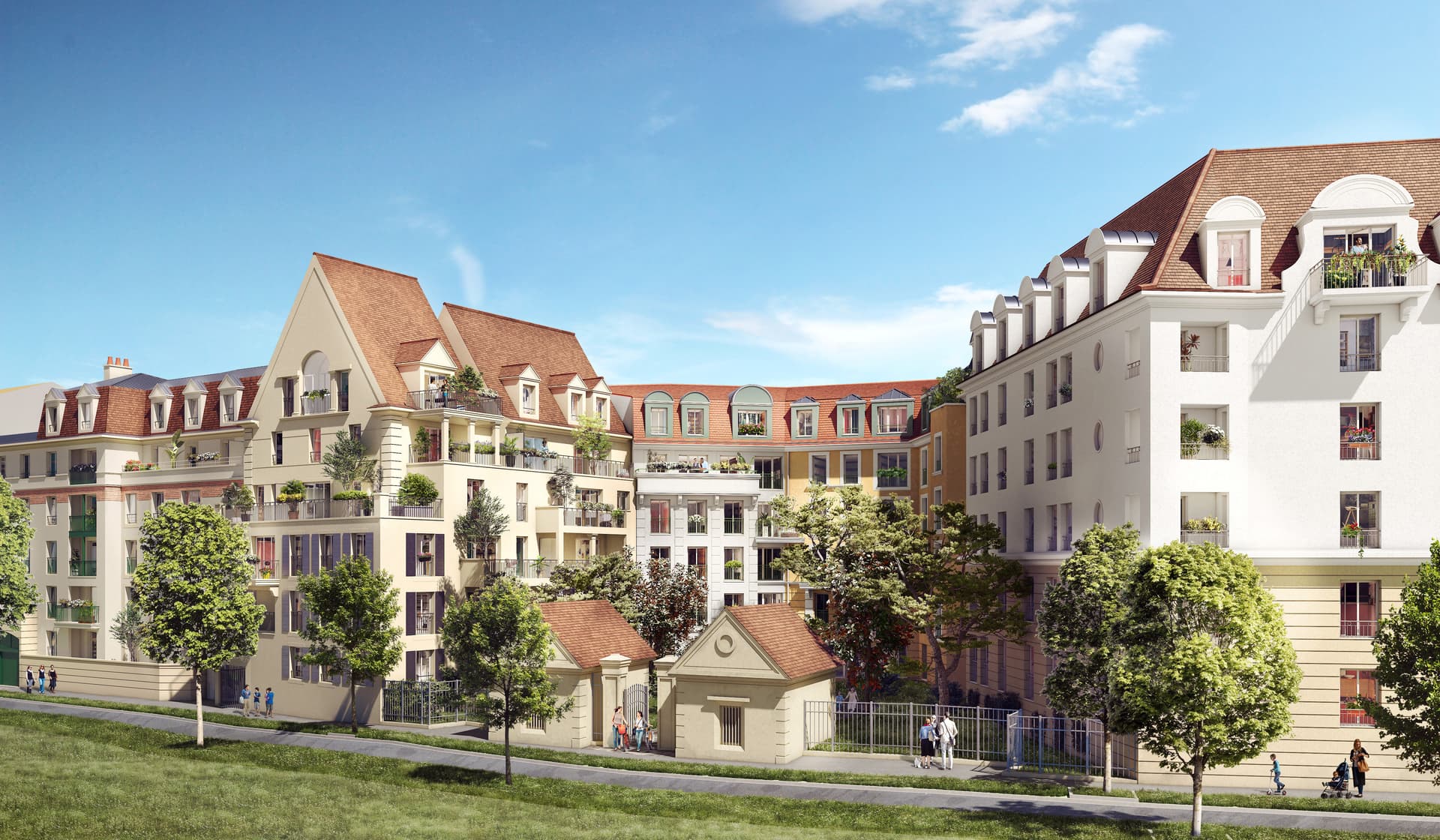 le Blanc Mesnil — Située dans un environnement verdoyant et raffiné, cette résidence propose un cadre de vie privilégi... — Photo 1