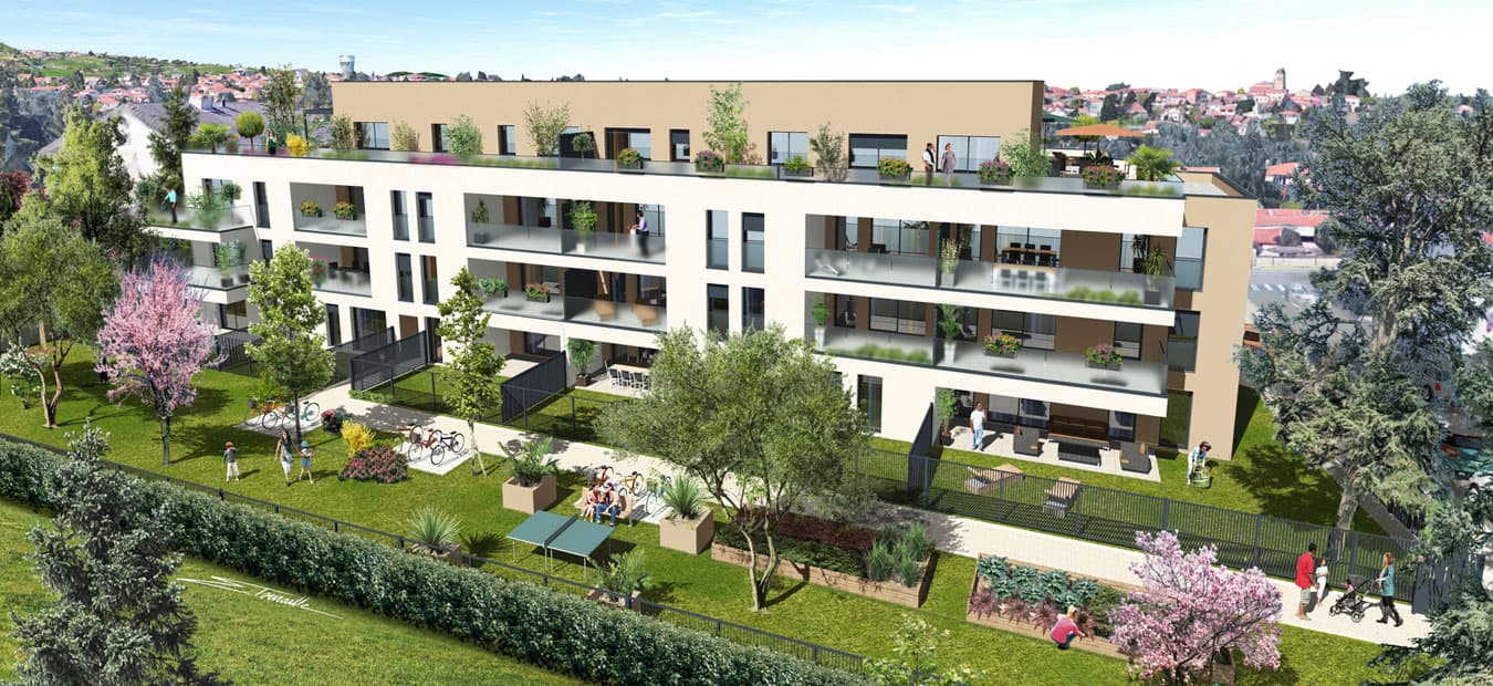 Craponne — Dans un environnement paisible, ce nouveau programme immobilier propose des appartements lumineux, d... — Miniature 2