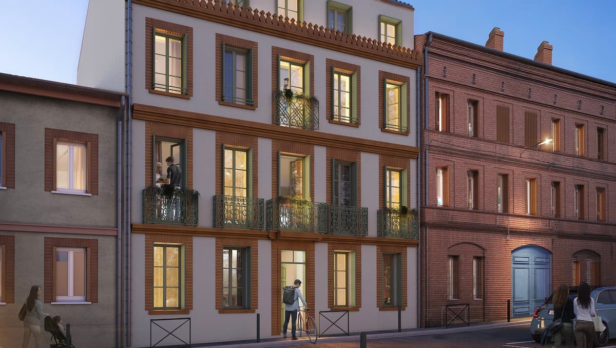 Toulouse — Située dans un quartier dynamique et bien desservi, cette nouvelle résidence propose des appartement... — Photo 1