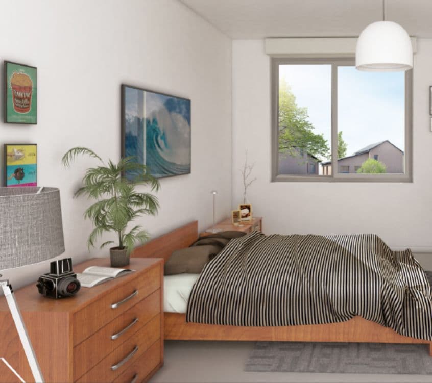 L Hermitage — Située dans un environnement paisible, cette résidence propose des appartements neufs de type T3, di... — Miniature 5