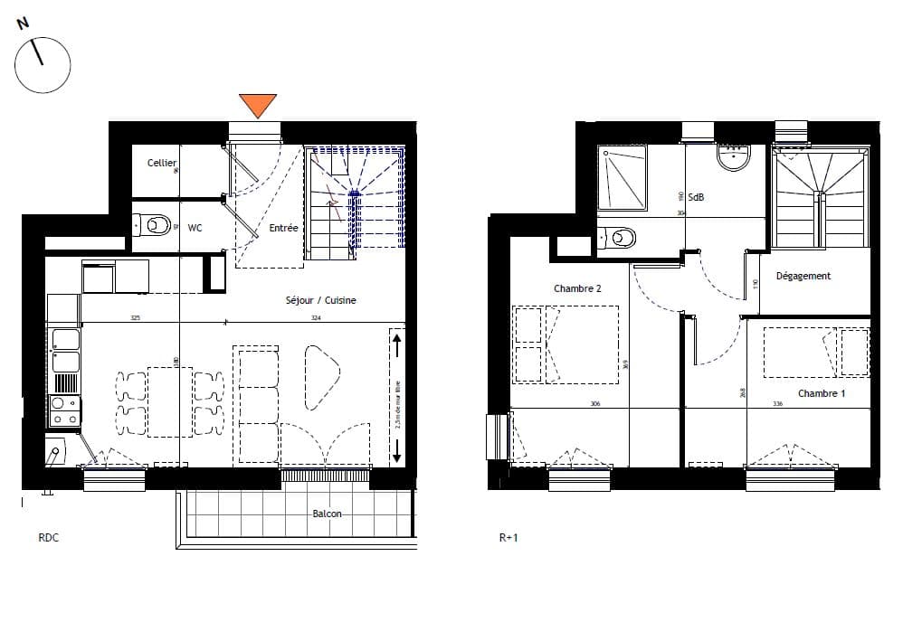 L Hermitage — Située dans un environnement paisible, cette résidence propose des appartements neufs de type T3, di... — Miniature 8