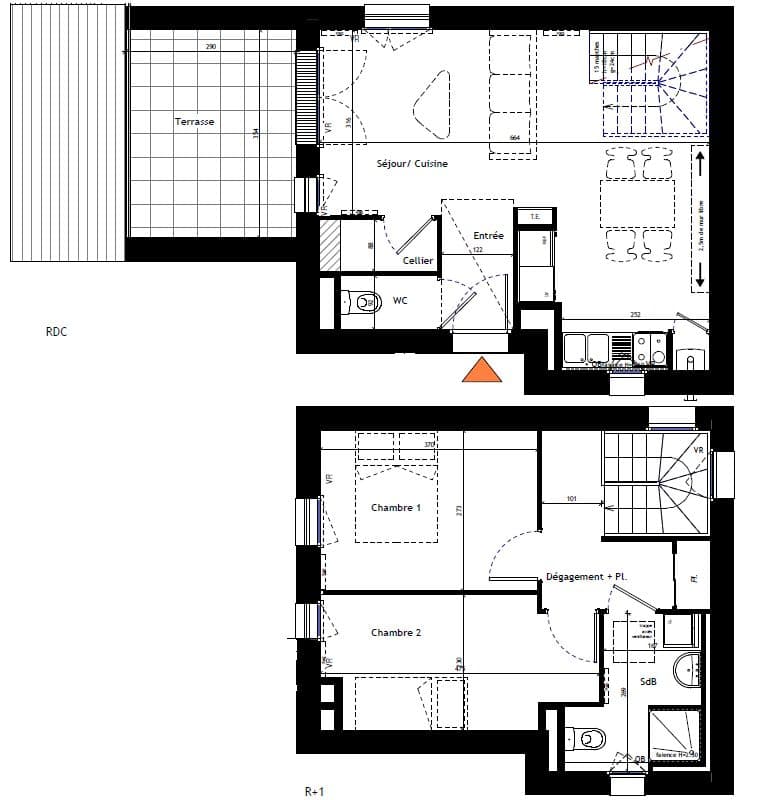 L Hermitage — Située dans un environnement paisible, cette résidence propose des appartements neufs de type T3, di... — Miniature 9