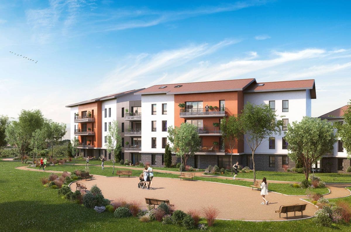 Cessy — Située à Cessy, cette résidence contemporaine propose un cadre de vie serein au sein d’un environnem... — Miniature 2