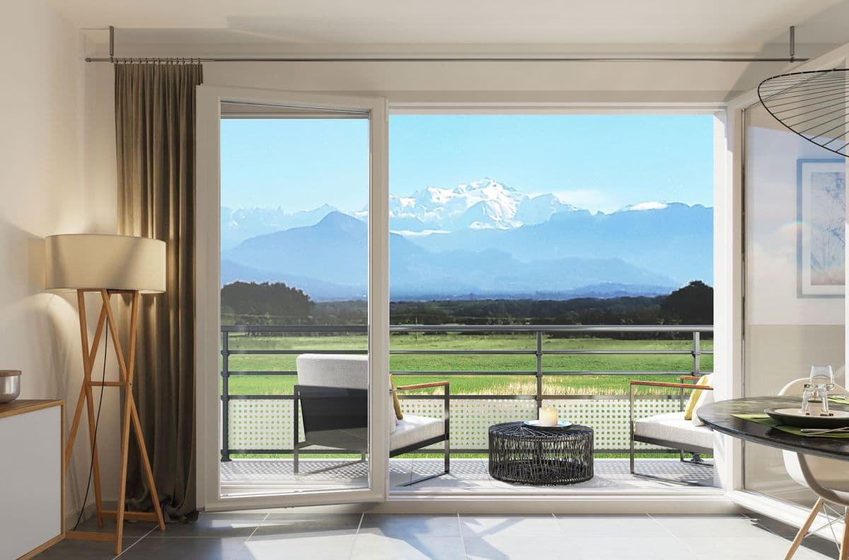 Cessy — Située à Cessy, cette résidence contemporaine propose un cadre de vie serein au sein d’un environnem... — Miniature 5