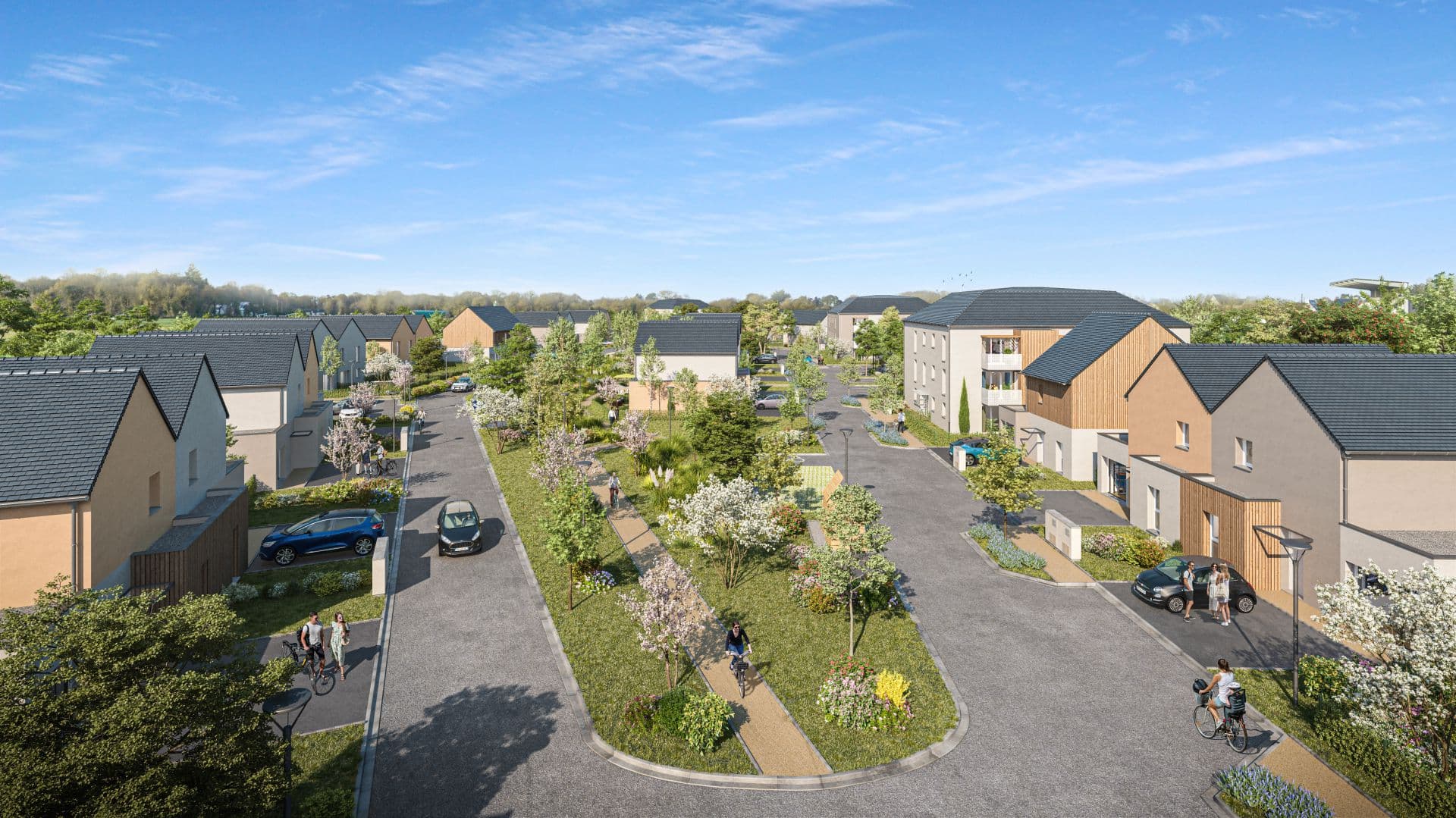 Quevert — Aux portes de Dinan, à Quévert, une résidence sécurisée et à taille humaine propose un cadre de vie ... — Miniature 4