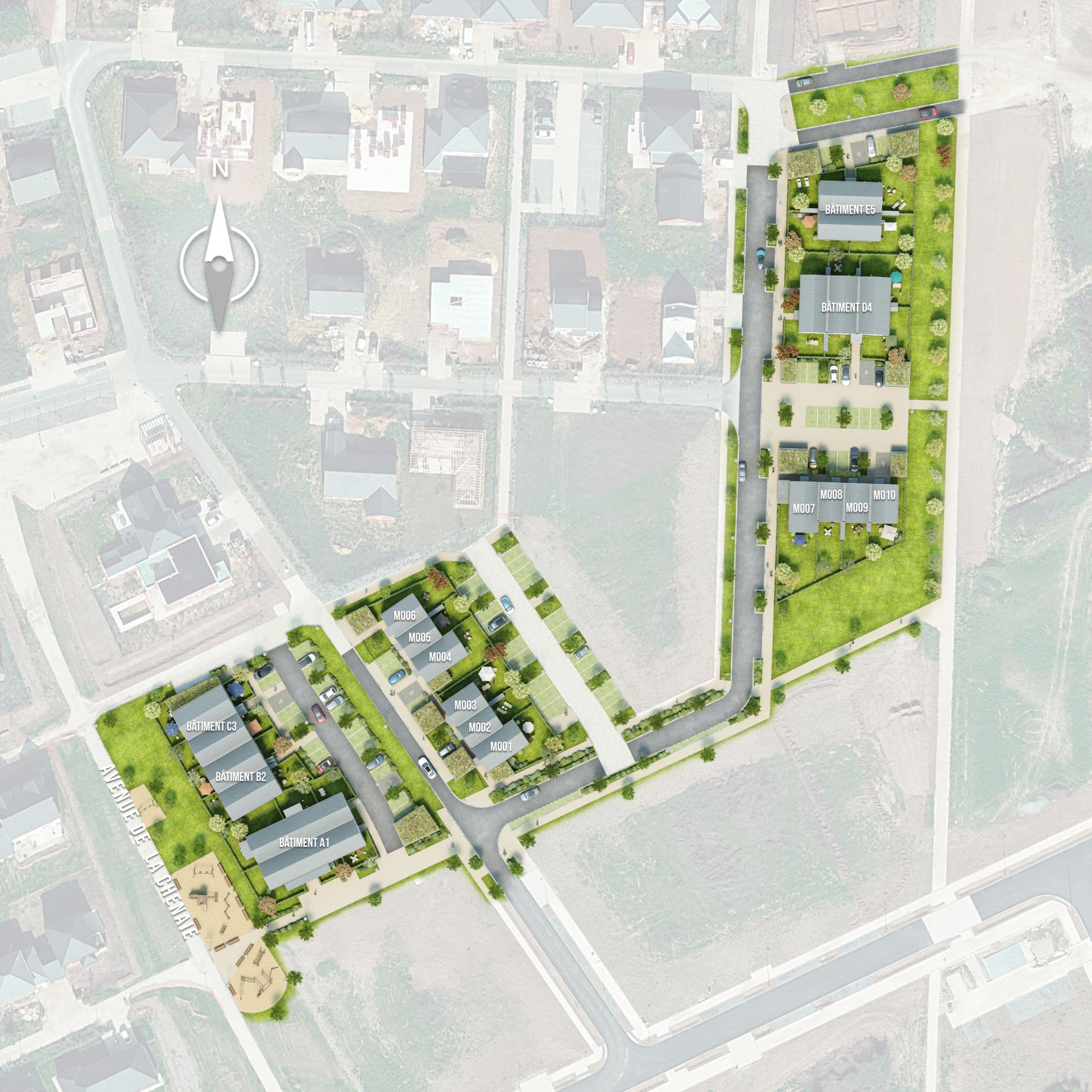 Champhol — Située à Champhol, cette nouvelle résidence propose un cadre de vie paisible à proximité immédiate d... — Miniature 4