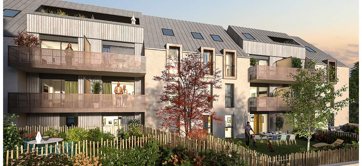 Saint-Aubin-D&amp;#x27;aubigne — Cette nouvelle résidence propose des appartements modernes de type T3, offrant des surfaces conforta...