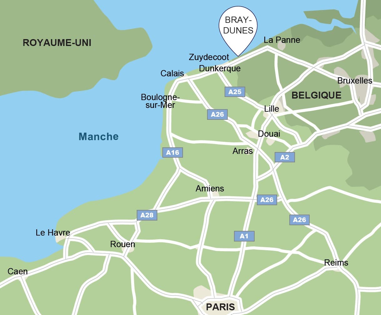 Bray-Dunes — Situé sur la côte d’Opale, le village de Bray-Dunes séduit par son cadre paisible en bord de mer. À ... — Miniature 2