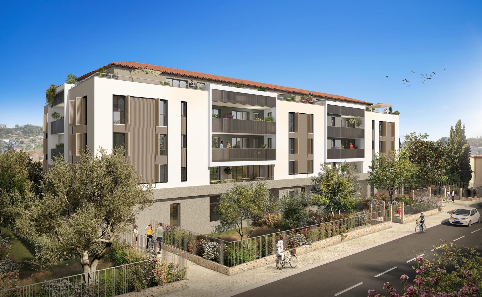 Antibes — Située au cœur d’Antibes, cette nouvelle réalisation propose un lieu de vie privilégié à quelques pa... — Miniature 6