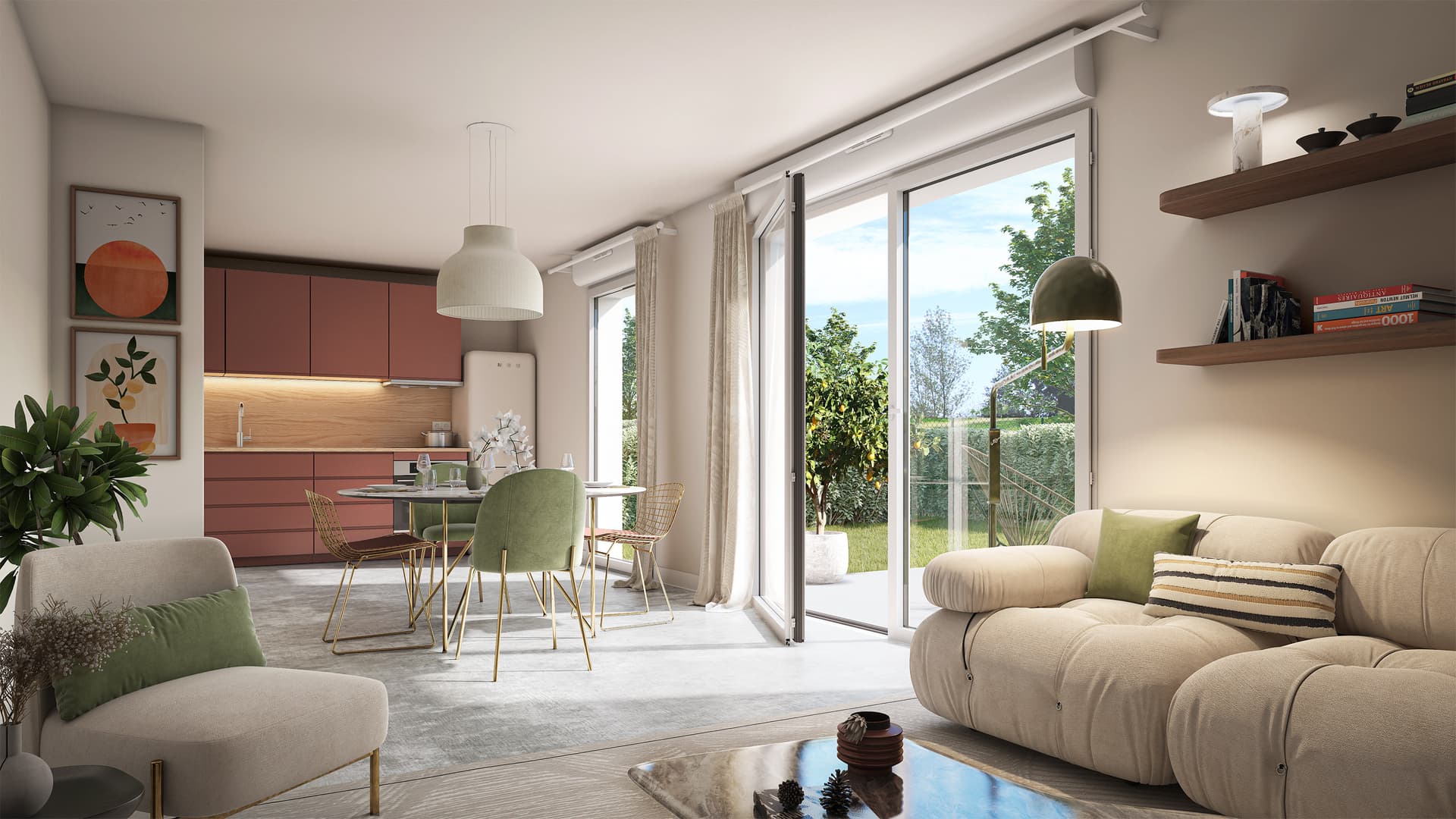 Bischheim — Située à Bischheim, cette nouvelle résidence s’intègre harmonieusement dans un environnement marqué ... — Miniature 3