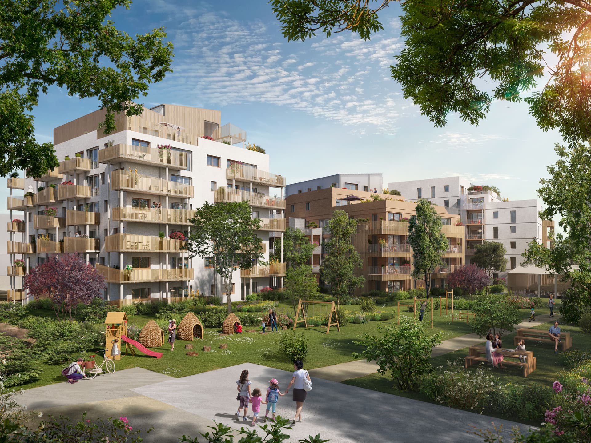 Orvault — Situé à Orvault, au sein d’un quartier en plein renouveau, ce projet s’intègre harmonieusement dans ... — Photo 1