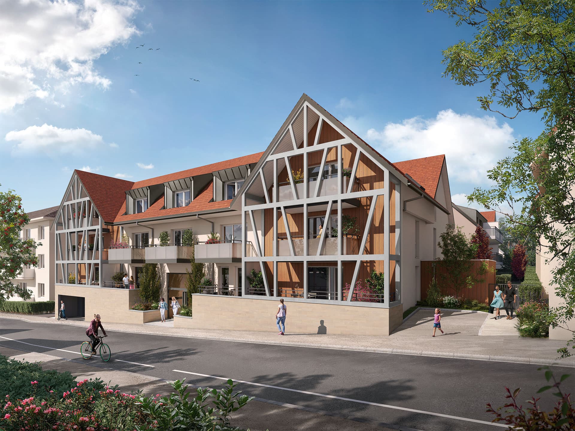 Hoenheim — Située au nord de Strasbourg, dans la commune d’Hœnheim, cette nouvelle résidence bénéficie d’un emp... — Photo 1