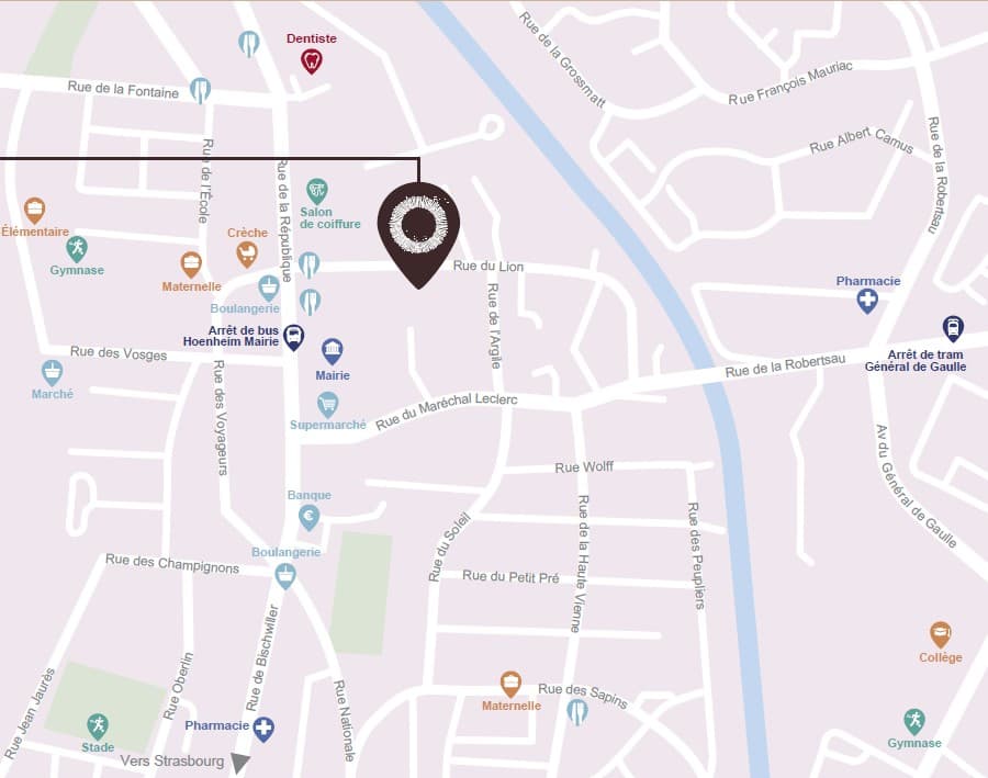 Hoenheim — Située au nord de Strasbourg, dans la commune d’Hœnheim, cette nouvelle résidence bénéficie d’un emp... — Miniature 8