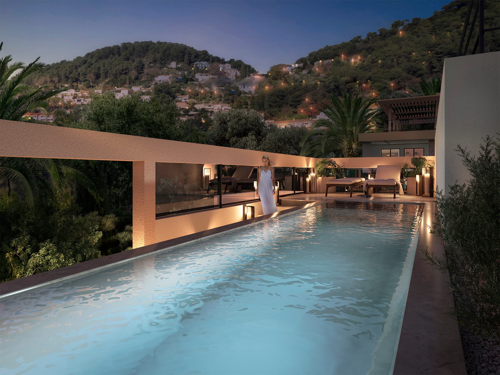 Eze — Située sur les hauteurs entre Nice et Monaco, cette résidence bénéficie d’un emplacement privilégié ... — Miniature 7