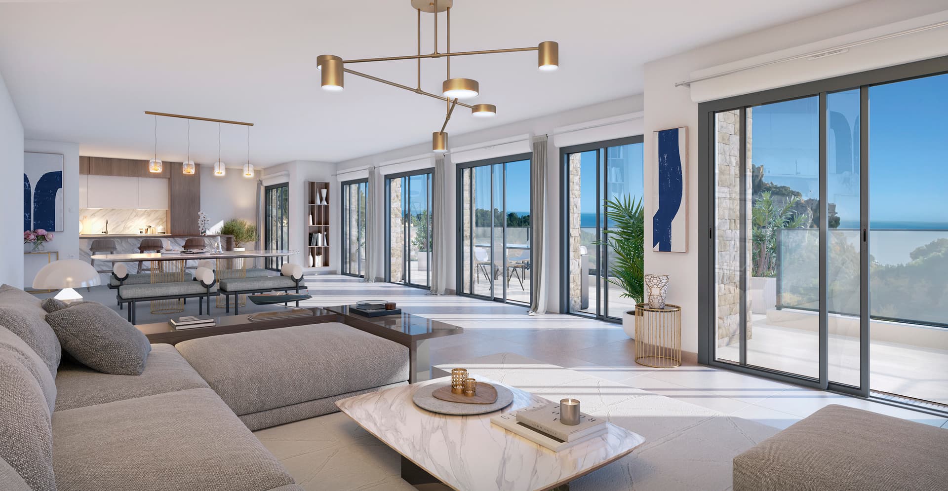 Eze — Située sur les hauteurs entre Nice et Monaco, cette résidence bénéficie d’un emplacement privilégié ... — Miniature 11