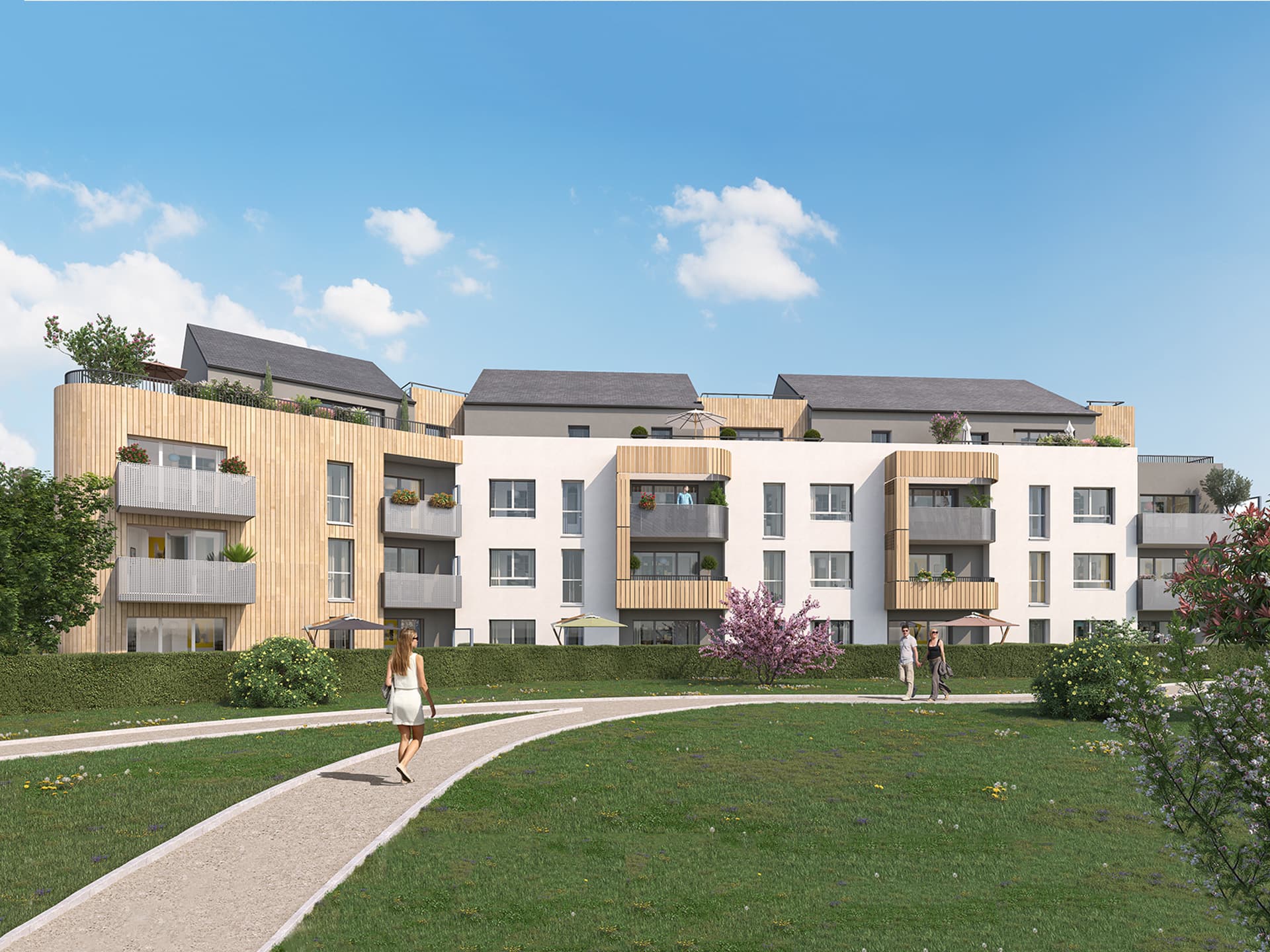 Mordelles — Située au cœur de la commune de Mordelles, à l’ouest de Rennes, cette nouvelle résidence propose un ... — Miniature 12