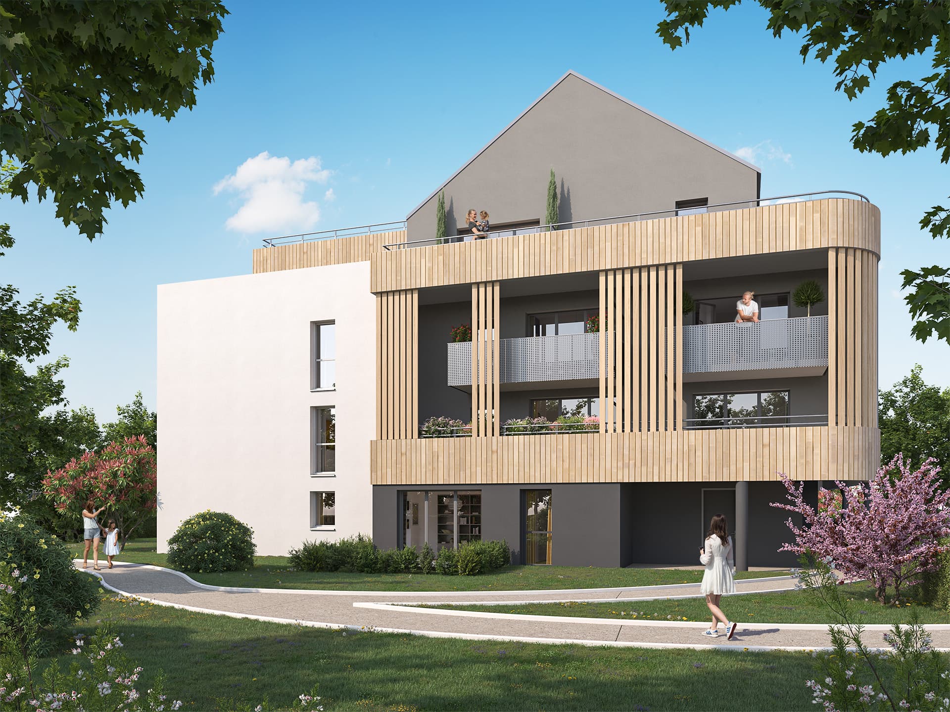 Mordelles — Située au cœur de la commune de Mordelles, à l’ouest de Rennes, cette nouvelle résidence propose un ... — Miniature 13