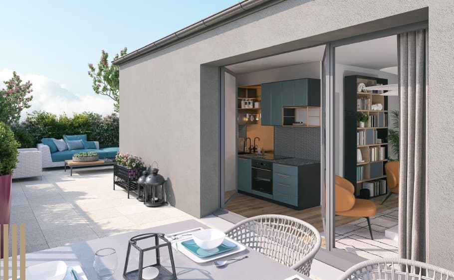 Mordelles — Située au cœur de la commune de Mordelles, à l’ouest de Rennes, cette nouvelle résidence propose un ... — Miniature 14