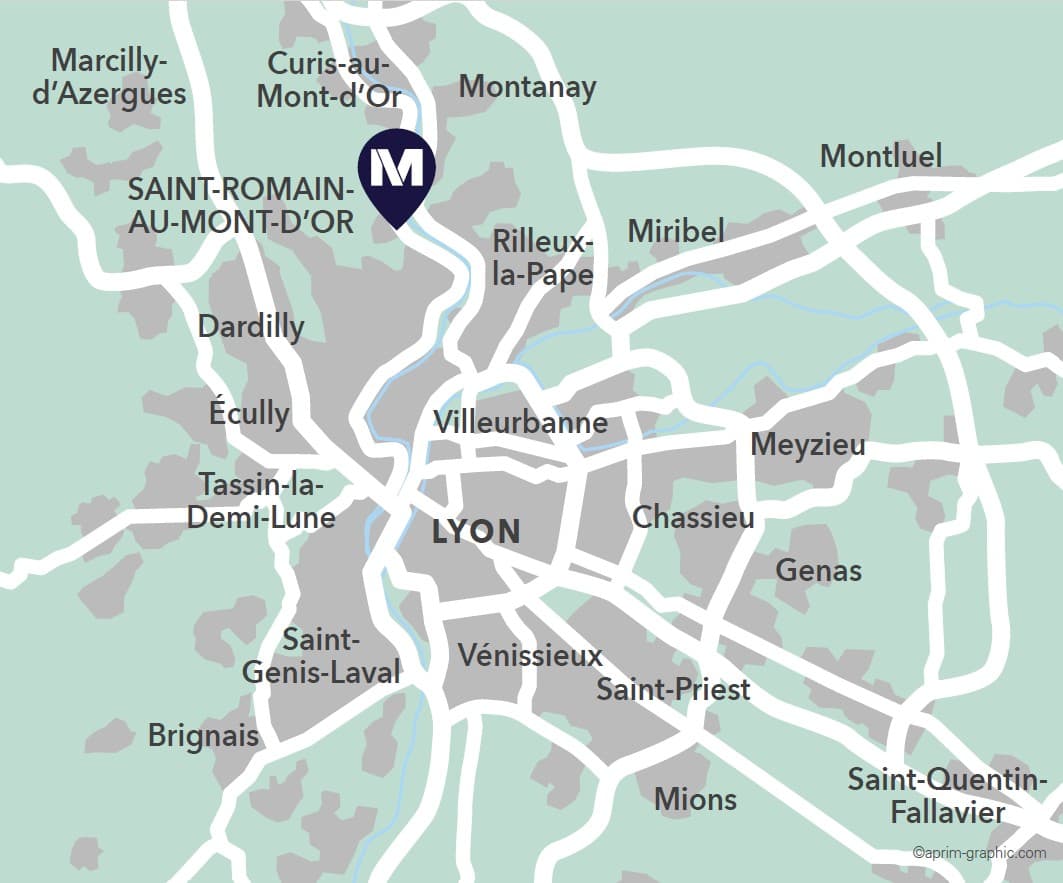 Saint-Romain-Au-Mont-D'or — Située au cœur du village de Saint-Romain-au-Mont-d'Or, à une dizaine de kilomètres au nord-ouest de... — Miniature 4