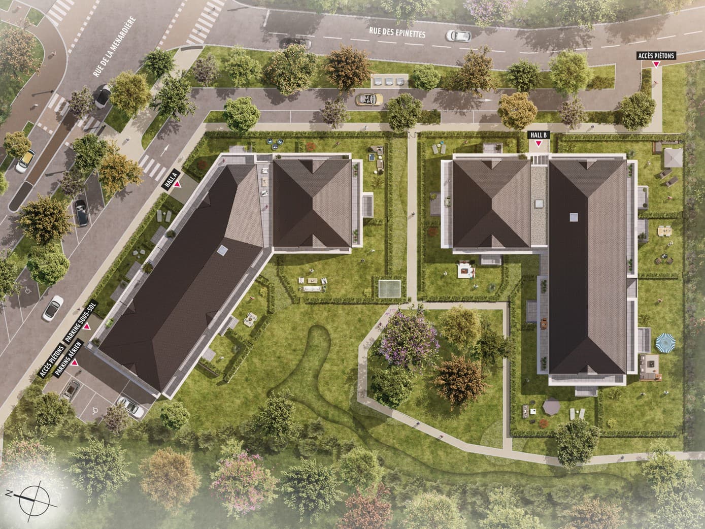 Saint Cyr sur Loire — Découvrez une nouvelle réalisation résidentielle à Saint-Cyr-sur-Loire, proposant une sélection d’ap... — Miniature 6