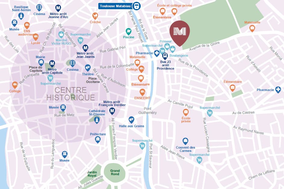 Toulouse — Située au cœur d’un quartier en pleine métamorphose, à proximité immédiate de l’hypercentre de Toulo... — Miniature 10