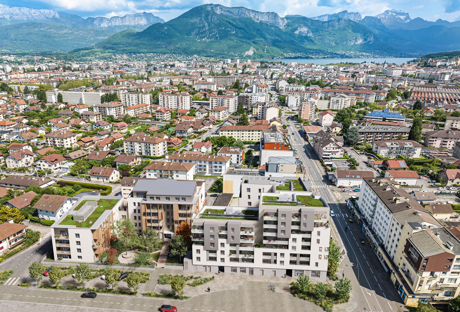 Annecy — Située à Annecy, cette résidence propose des appartements spacieux de 4 ou 5 pièces, conçus pour rép... — Photo 1