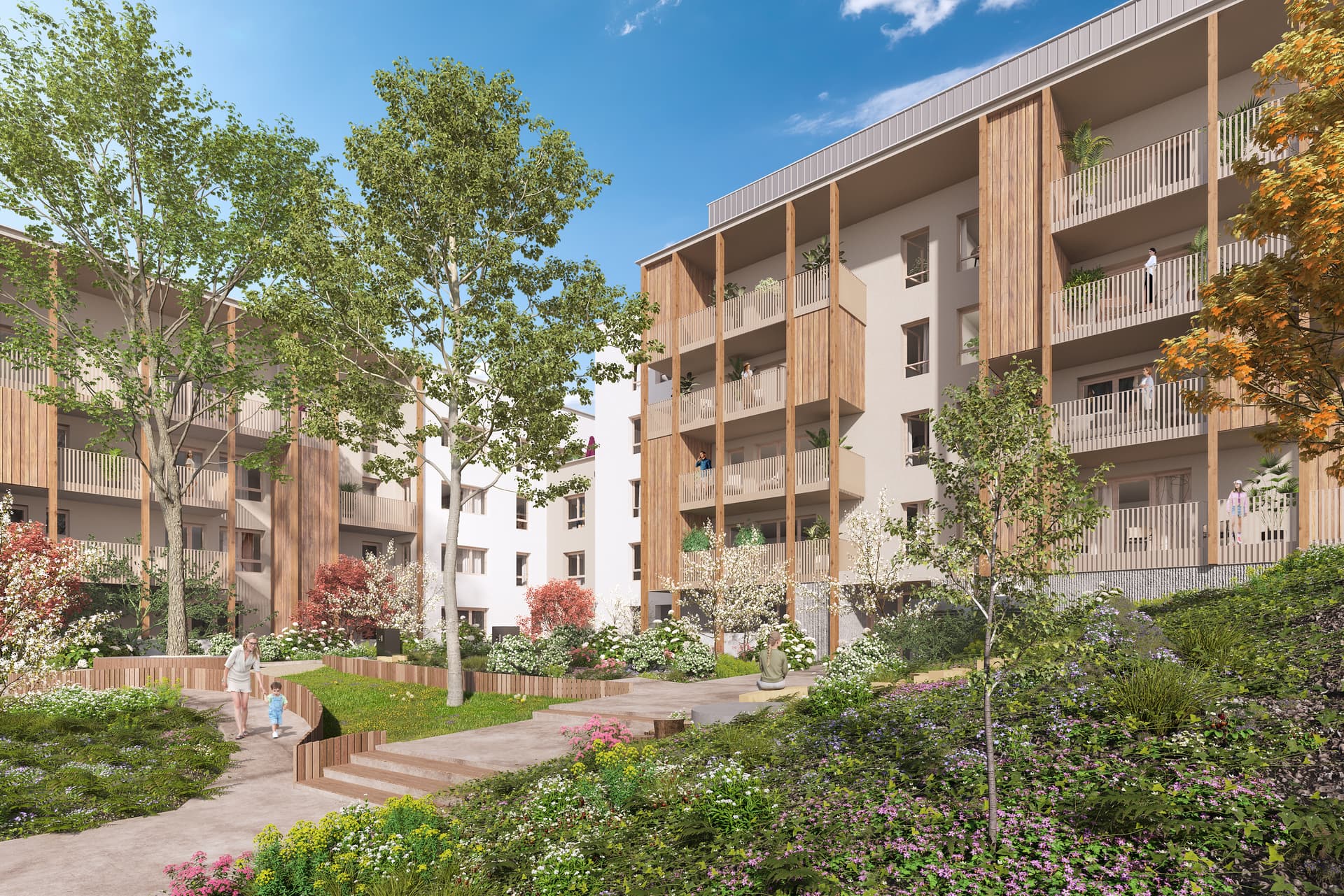 Annecy — Située à Annecy, cette résidence propose des appartements spacieux de 4 ou 5 pièces, conçus pour rép... — Miniature 5