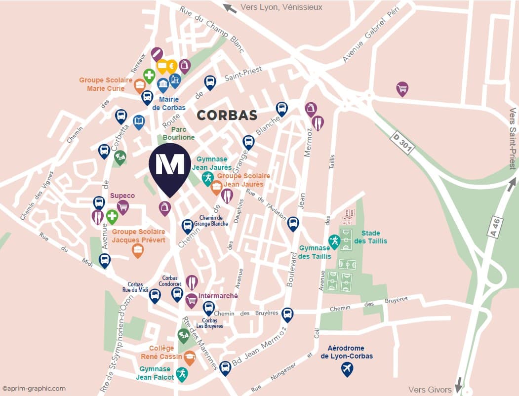 Corbas — Située dans la première couronne lyonnaise, la commune de Corbas se distingue par son cadre de vie p... — Miniature 4