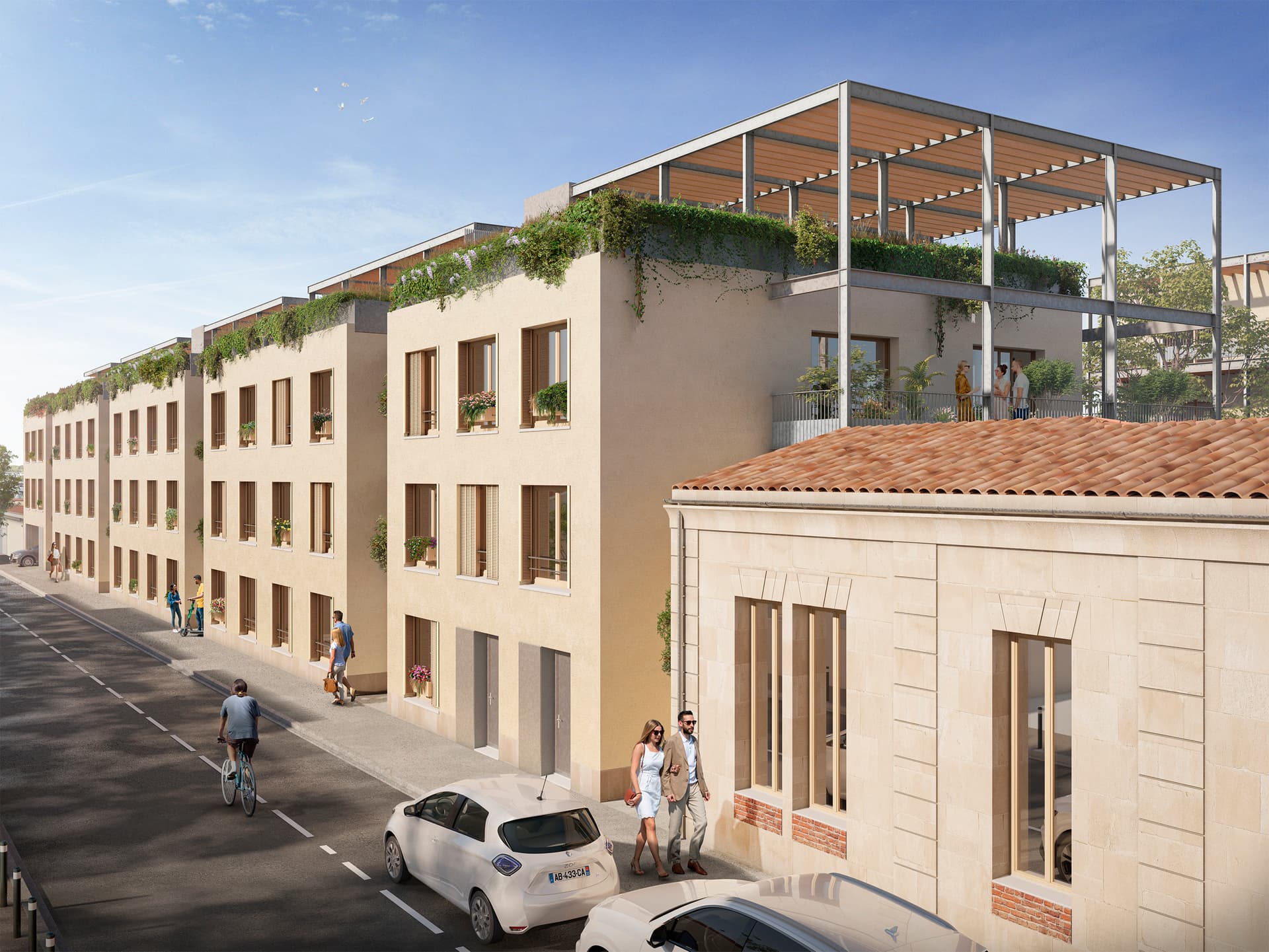 Bordeaux — Située au cœur du quartier des Chartrons à Bordeaux, cette nouvelle résidence bénéficie d'un emplace... — Miniature 5