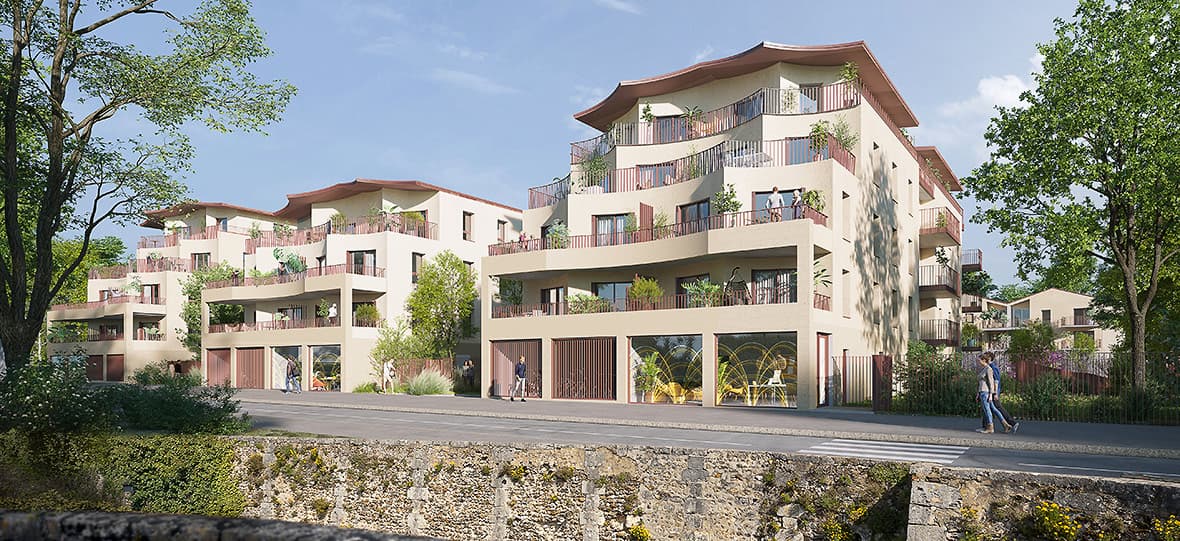 Chartres — Située au cœur d’un environnement paisible, cette nouvelle résidence propose des appartements de typ... — Miniature 2