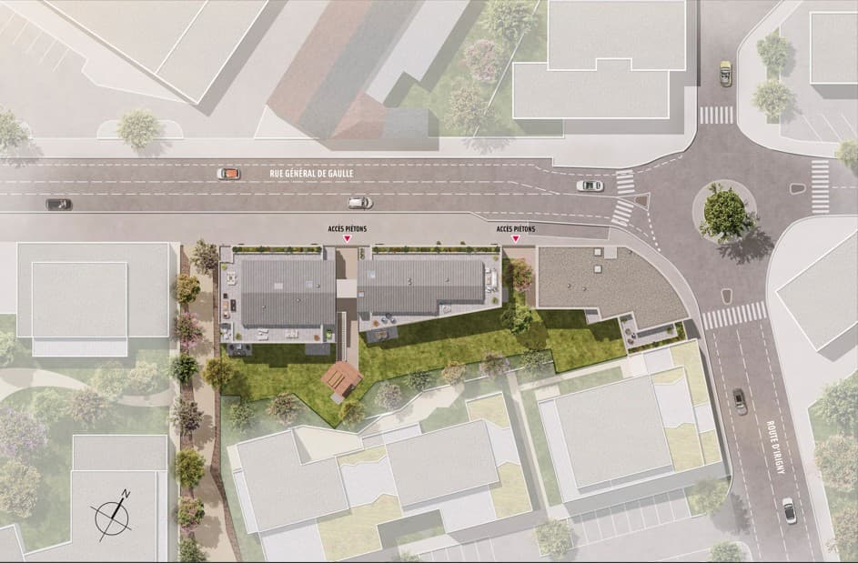 Brignais — Située à Brignais, cette nouvelle résidence propose un cadre de vie harmonieux alliant modernité et ... — Miniature 10