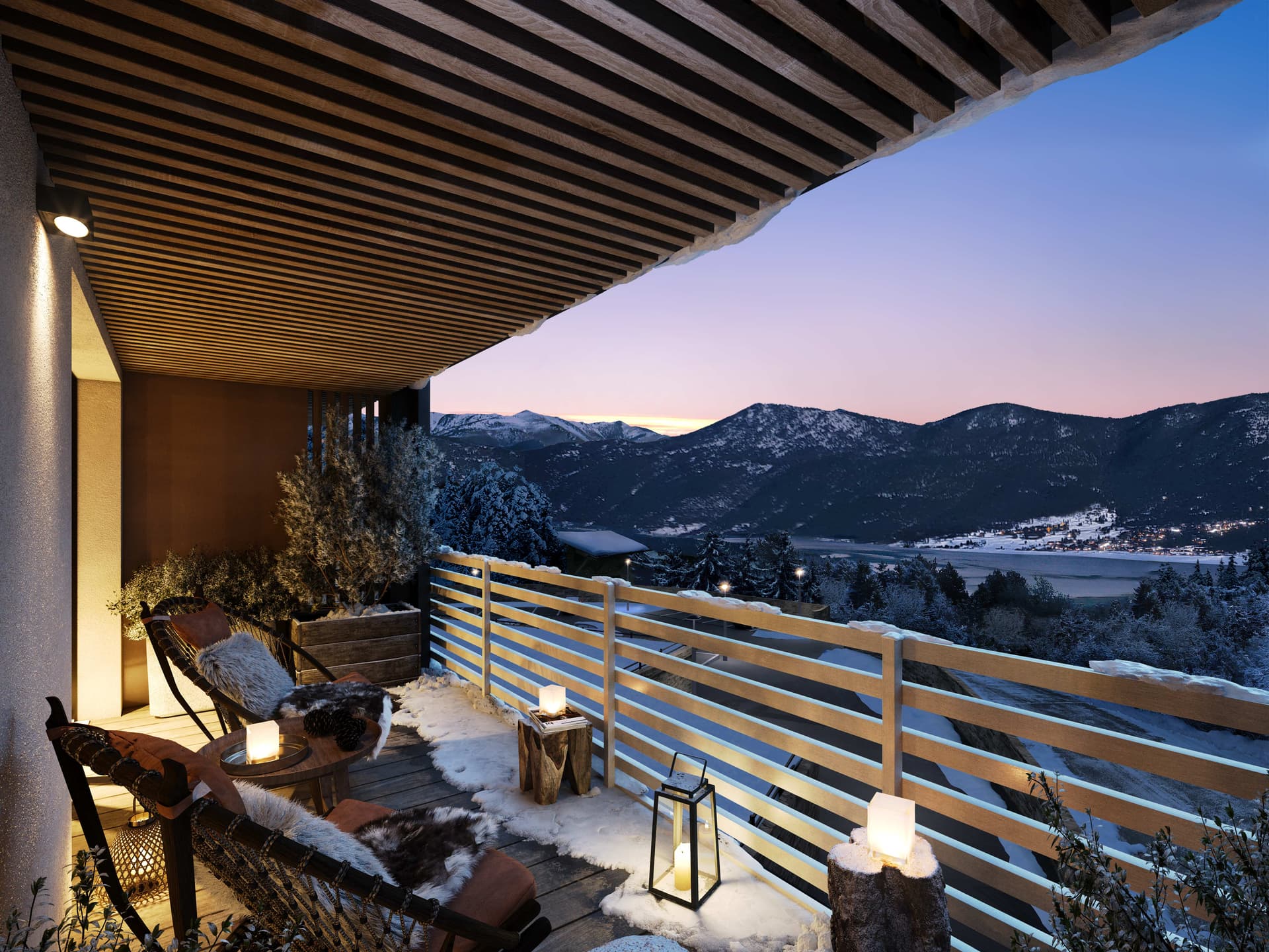 les Angles — Située au cœur de la station des Angles, cette nouvelle résidence s’intègre harmonieusement entre la... — Photo 1