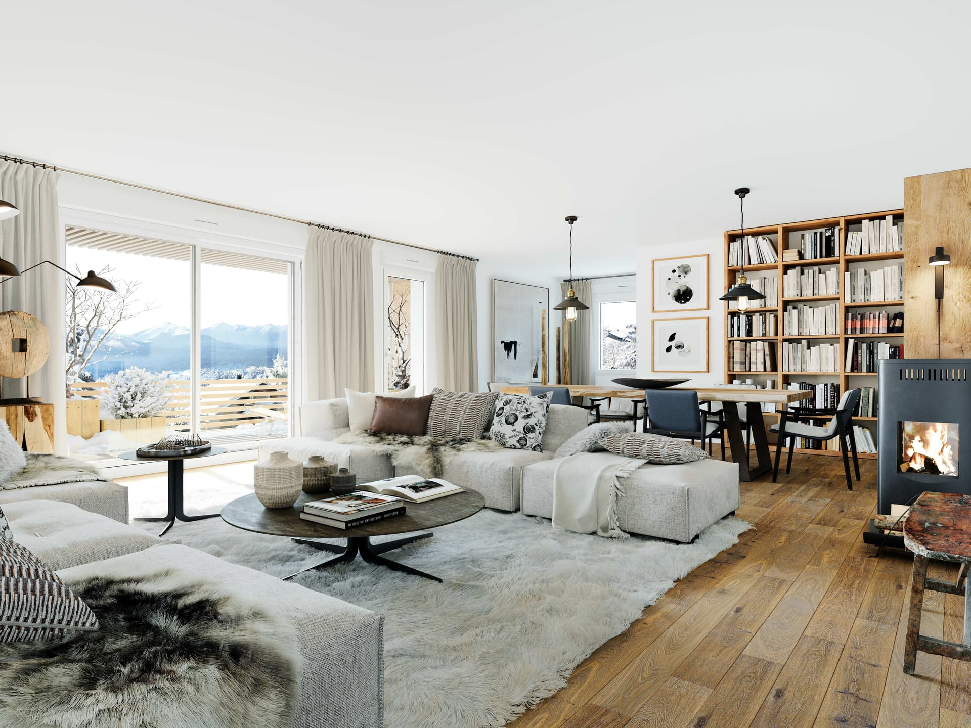 les Angles — Située au cœur de la station des Angles, cette nouvelle résidence s’intègre harmonieusement entre la... — Miniature 6